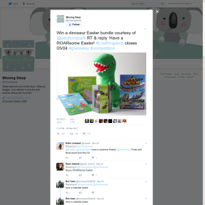 Win a Dinosaur Easter Bundle