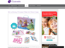 Win a Disney Princess Filled Art Pencil Case