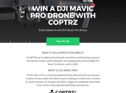 Win a DJI Mavic Pro 4K Drone