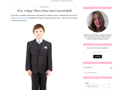 Win a Dobell Boys 3 Piece Suit