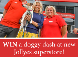 Win a Doggy Dash at New Jollyes Pet Superstore