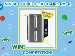 Win a double stack NINJA Air Fryer worth £250