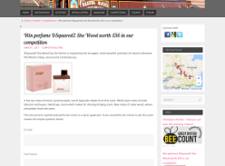 Win a DSquared2 She Wood Eau de Perfume 50ml worth £56