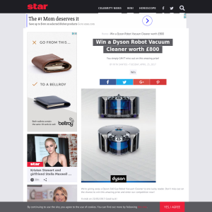 Win a Dyson Robot Vacuum Cleaner worth £800