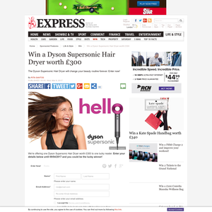 Win a Dyson Supersonic Hair Dryer worth £300
