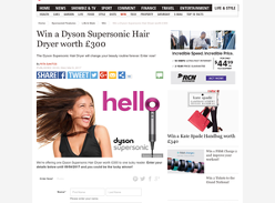 Win a Dyson Supersonic Hair Dryer worth £300