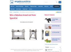 Win a fabulous travel cot from SpaceCot