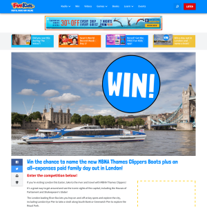 Win a Family Day Out in London + Name a Boat