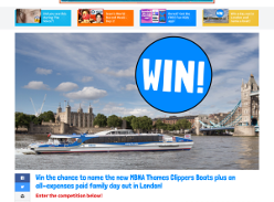 Win a Family Day Out in London + Name a Boat