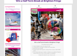 Win a Family Half Term Trip to Brighton Fringe