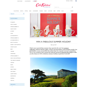 Win a Family Holiday in Cornwall