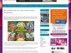 Win a Family Pass for a day at Alton Towers Theme Park