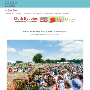 Win a Family Pass to Geronimo Festival 2017