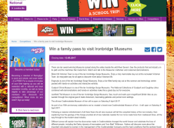 Win a Family Pass to visit Ironbridge Museums