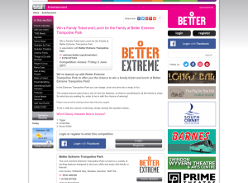 Win a Family Ticket and Lunch for the Family at Better Extreme Trampoline Park