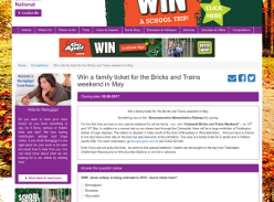 Win a Family Ticket for the Bricks and Trains Weekend, Gloucestershire