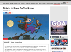 Win a family ticket to Room on the Broom at Belgrade Theatre in Coventry