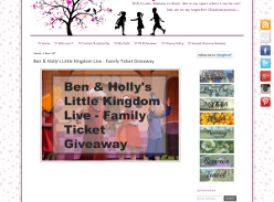 Win a Family Ticket to see Ben & Holly’s Little Kingdom Live at a Theatre of Your Choice