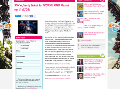 Win a Family Ticket to Thorpe Park Resort worth £206