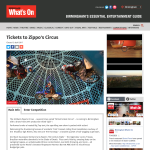 Win a family ticket to Zippo's Circus