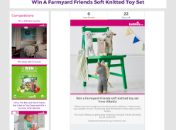 Win a Farmyard Friends Soft Knitted Toy Set