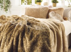 Win a Faux Fur Throw with Two Matching Cushions