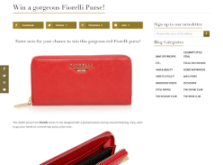 Win a Fiorelli Purse