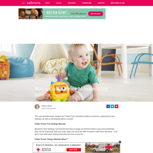 Win a Fisher-Price Monsters toy bundle