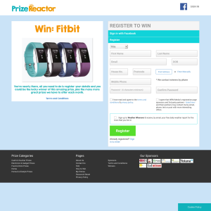 Win a Fitbit fitness tracker