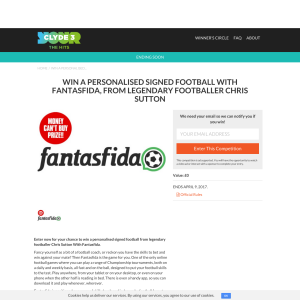Win A football signed by Chris Hutton