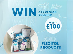 Win a Footwear Voucher Worth £100 and Flexitol Products