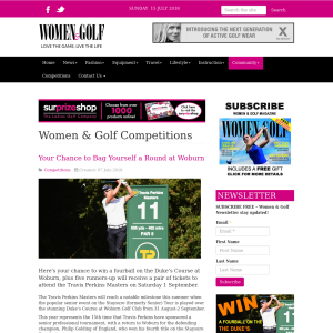Win a Fourball at Woburn