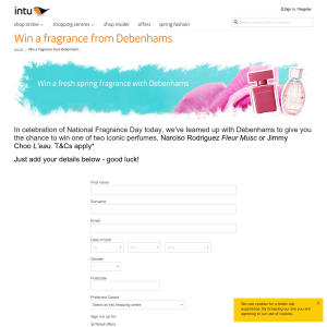 Win a Fragrance from Debenhams