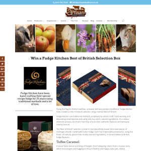 Win a Fudge Kitchen Best of British Selection Box