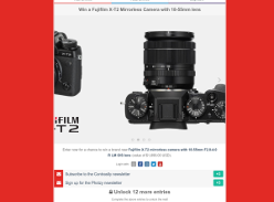 Win a Fujifilm X-T2 Mirrorless Camera with 18-55mm lens