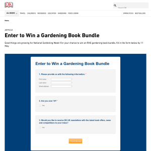 Win a Gardening Book Bundle