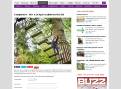 Win a Go Ape voucher