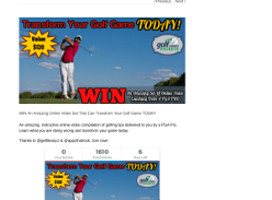 WIN a Golf Instruction Video