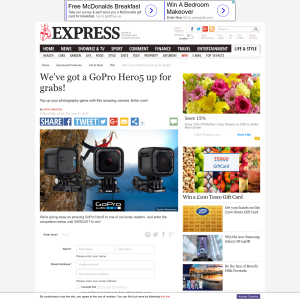 Win a GoPro Hero5