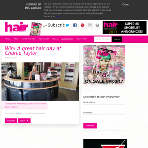 Win a Great Hair Day At Charlie Taylor, Dundee