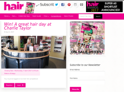 Win a Great Hair Day At Charlie Taylor, Dundee