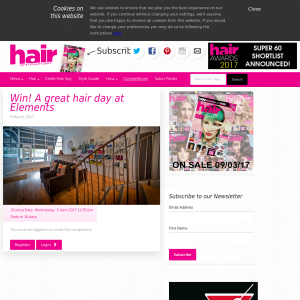 Win a Great Hair Day At Elements, Middlesex