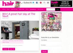 Win a Great Hair Day At The Vault, Surrey