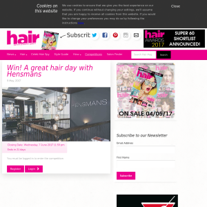 Win a Great Hair Day With Hensmans, Northampton