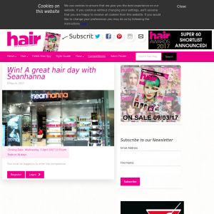 Win a Great Hair Day With Seanhanna, London