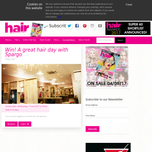 Win a Great Hair Day With Spargo, Essex