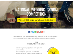 Win a Groom Wedding Package Worth £3,315