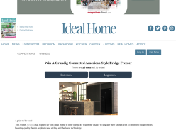 Win a Grundig Connected American Style Fridge Freezer