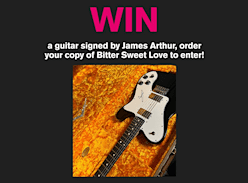 Win a Guitar Signed by James Arthur