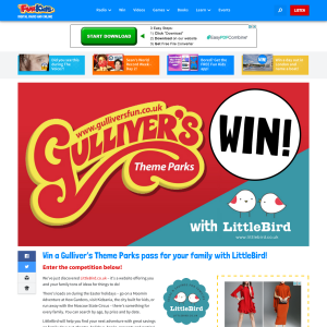 Win a Gulliver’s Theme Parks Pass For Your Family